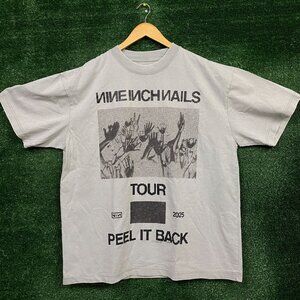 Nine Inch Nails Peel It Back Tour Rock Band T-Shirt Size XL